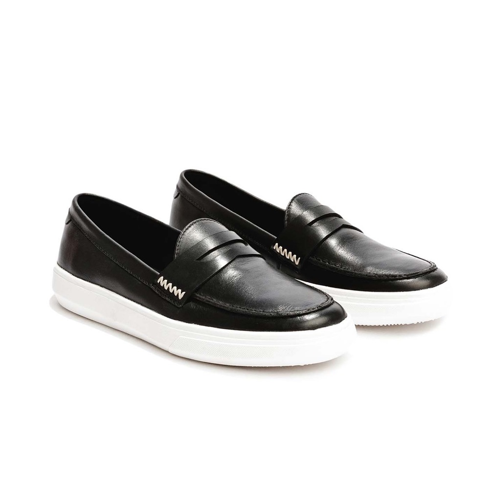 Portland Leather Goods Broadwalk Penny Loafer Black